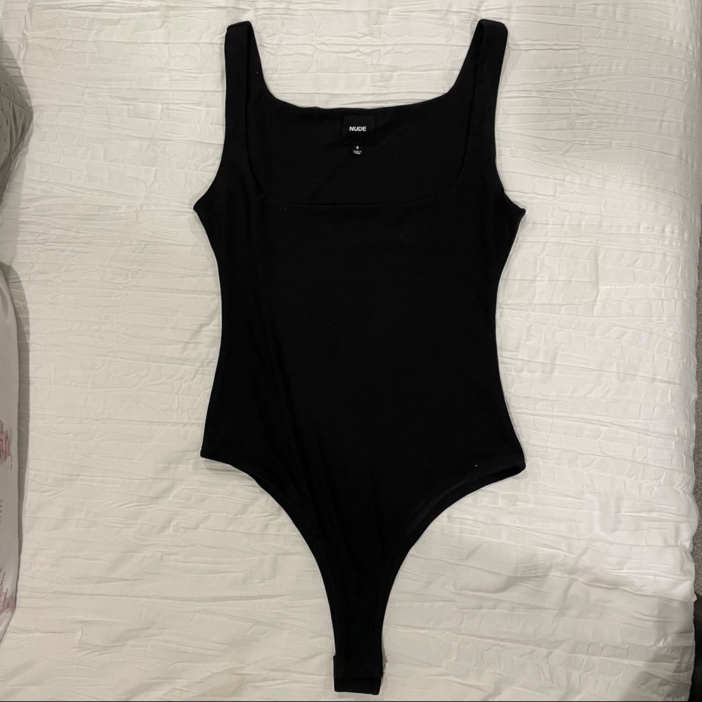 Black Bodysuit by Nude Size Small Sleeveless